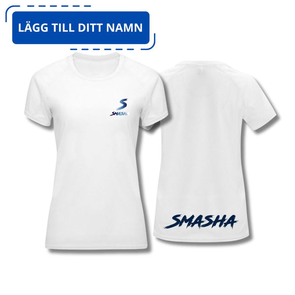 Funktions T-shirt dam - Match Collection Blå - smasha.se