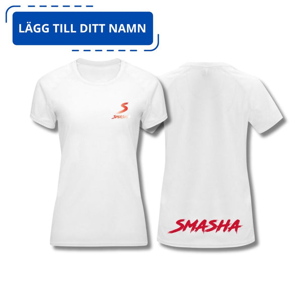 Funktions T-shirt dam - Match Collection Röd - smasha.se